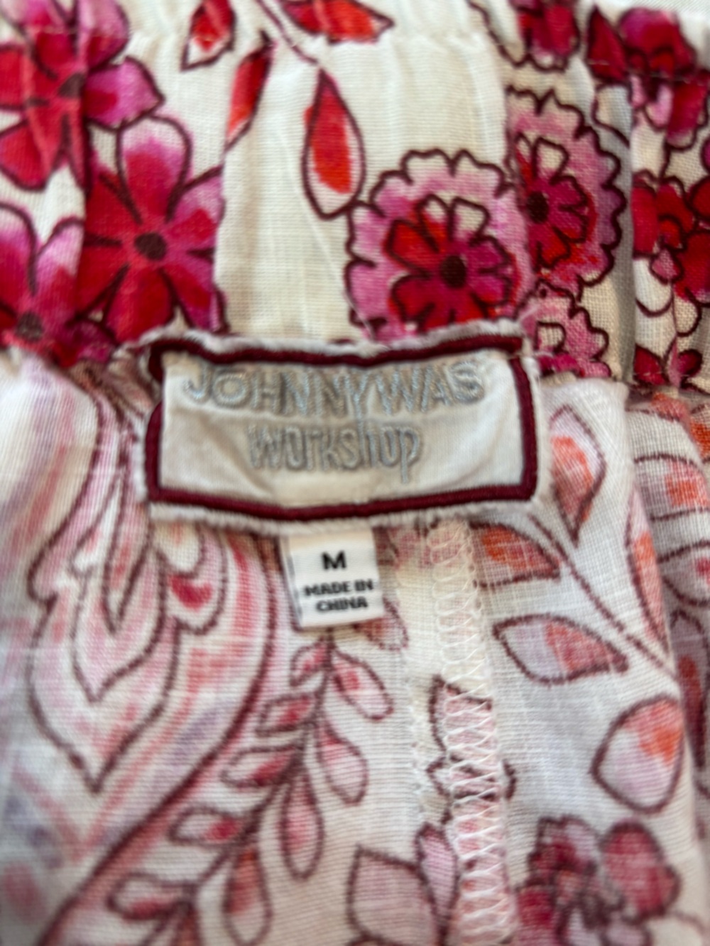 Johnny Was Workshop Lillet Linen Shorts in Lillet Paisley floral Size Medium - Picture 9 of 10
